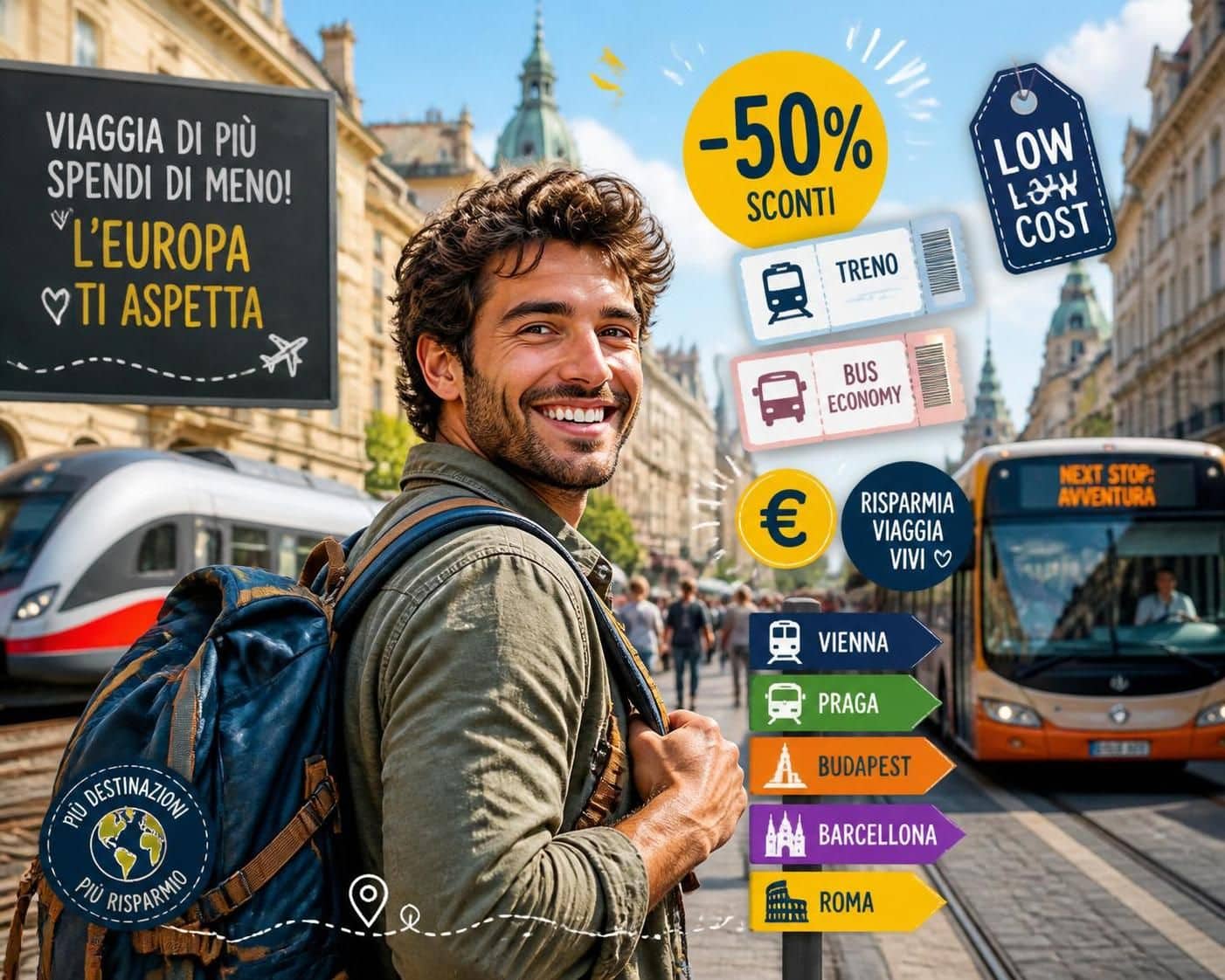 scopri i migliori consigli e trucchi per organizzare un viaggio low cost in europa, risparmiando su voli, alloggi e attivit&agrave; senza rinunciare al divertimento.