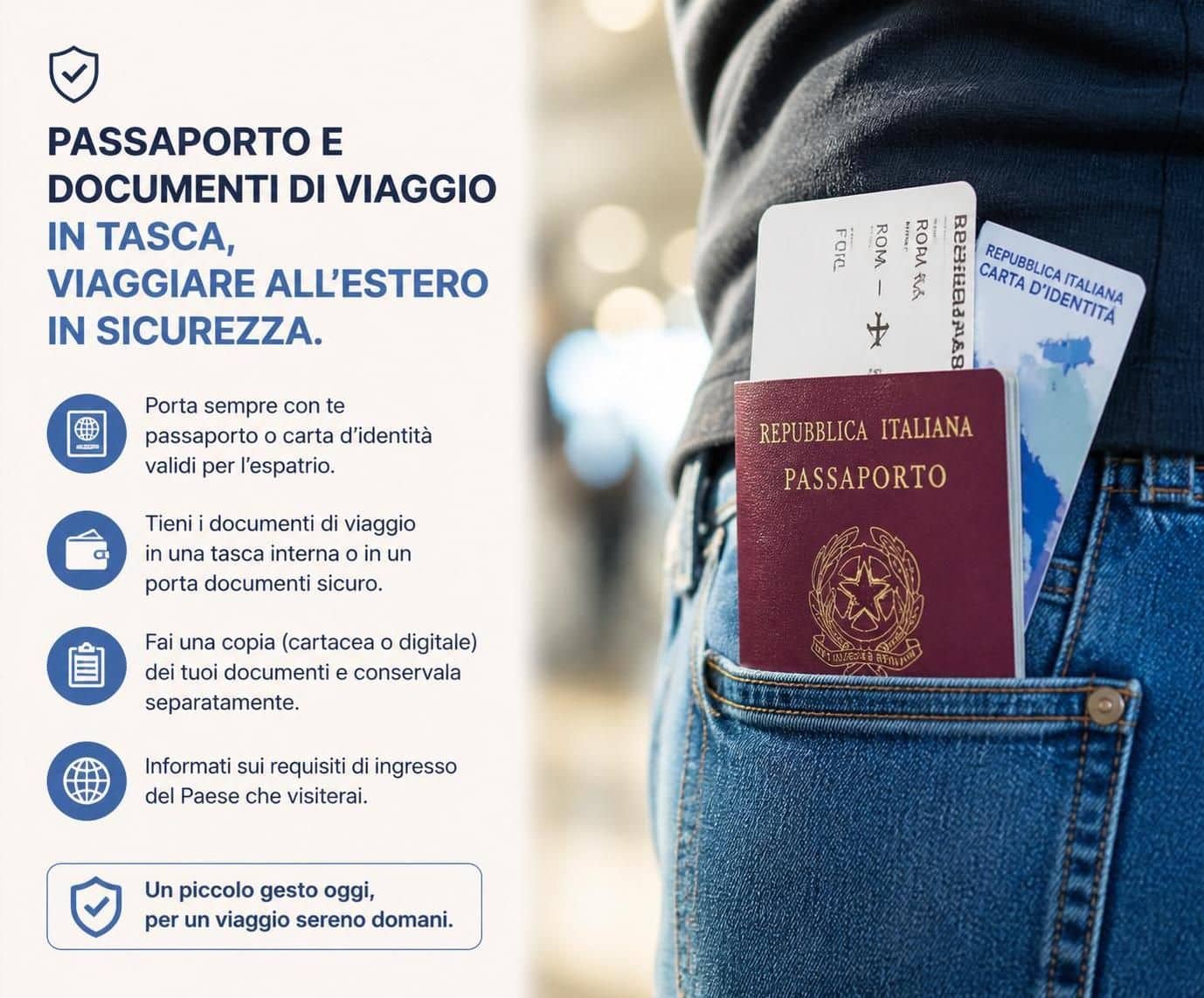 scopri quali documenti sono necessari per viaggiare al di fuori dell'unione europea, inclusi passaporto, visti e altri requisiti essenziali per un viaggio senza problemi.