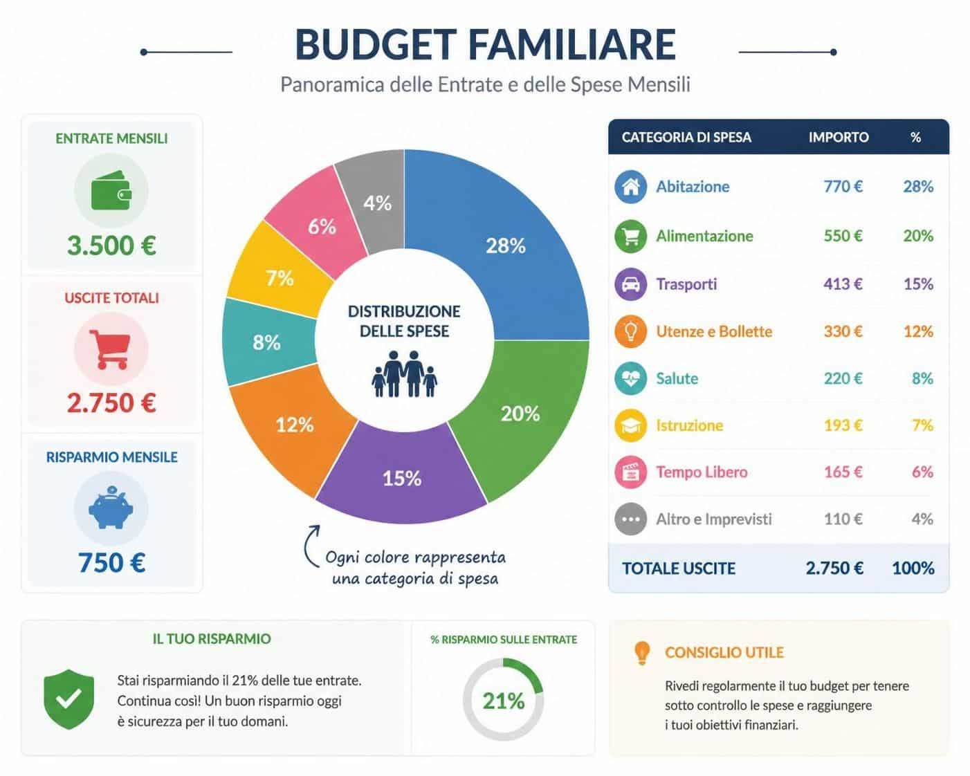 scopri come gestire il budget familiare in modo semplice ed efficace con metodi pratici per risparmiare e pianificare le spese quotidiane.