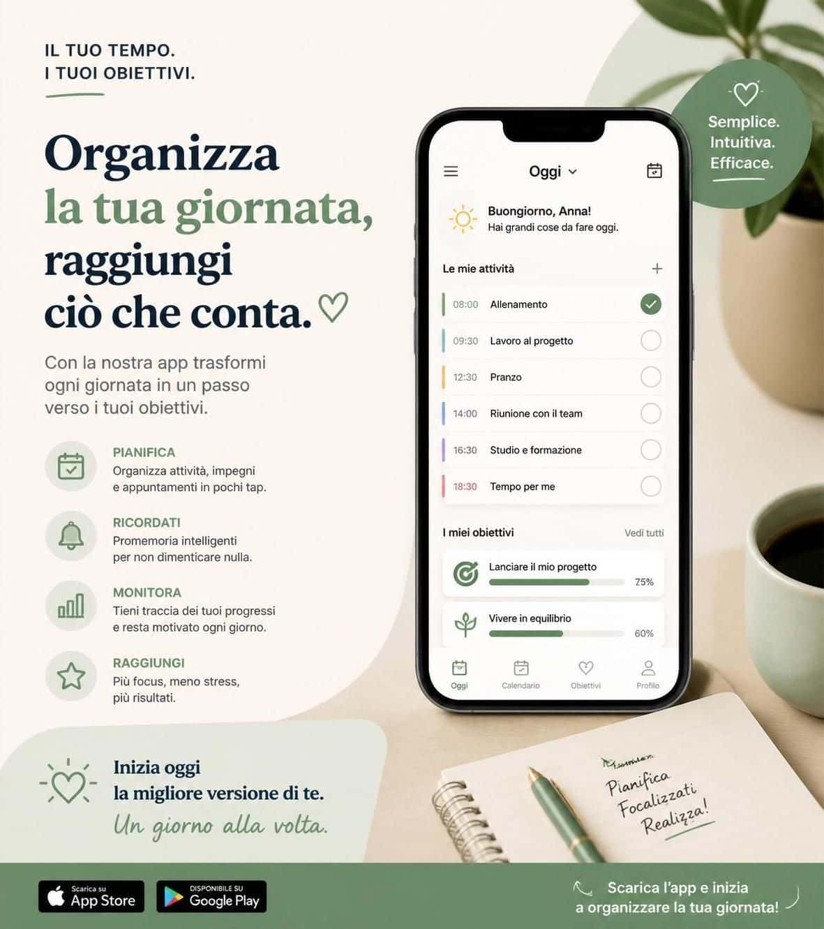 scopri le migliori app per organizzare le attivit&agrave; quotidiane e migliorare la tua produttivit&agrave;. trova strumenti facili da usare per gestire tempo e impegni.