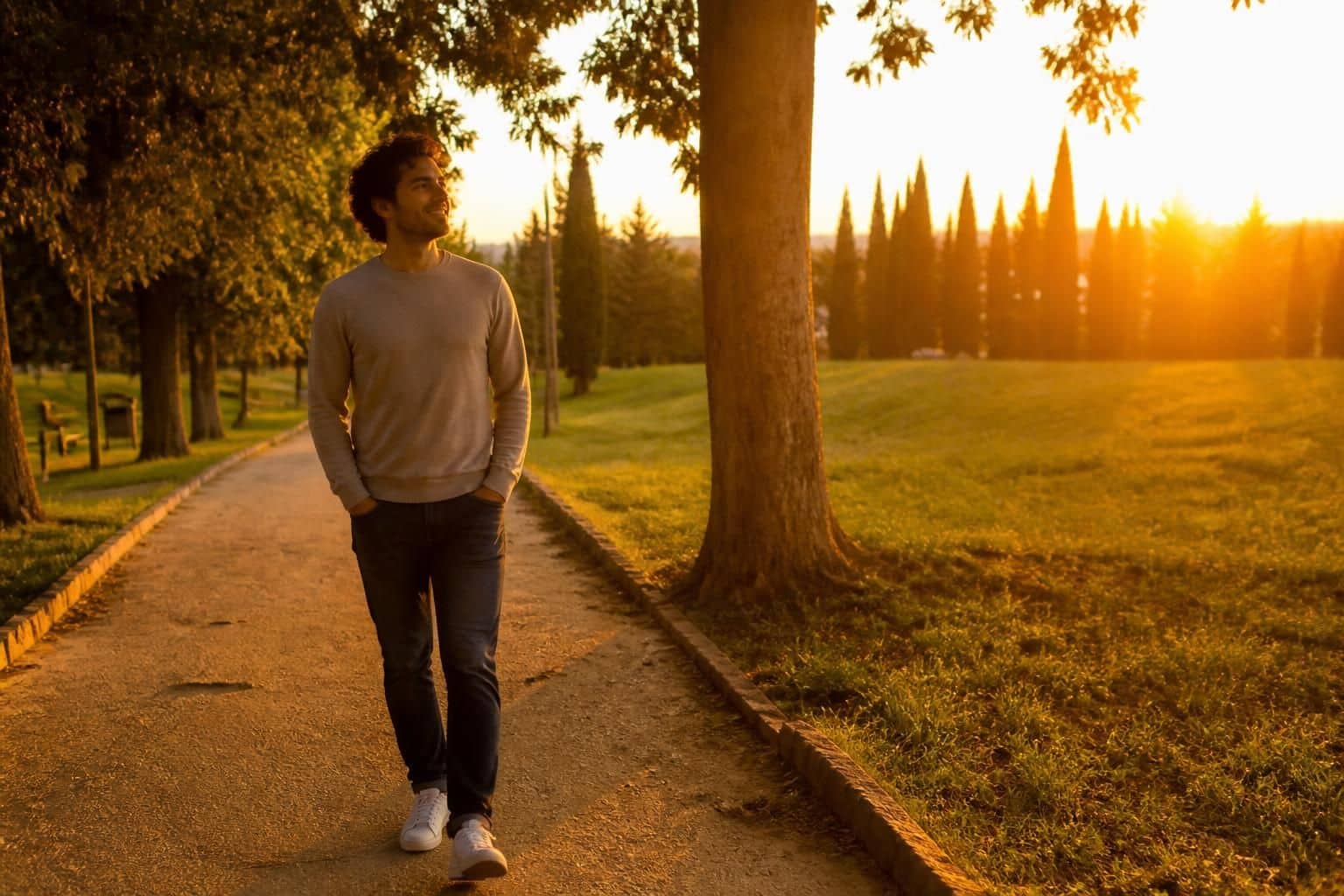 scopri i benefici di camminare trenta minuti al giorno per migliorare la salute, aumentare l'energia e favorire il benessere generale.