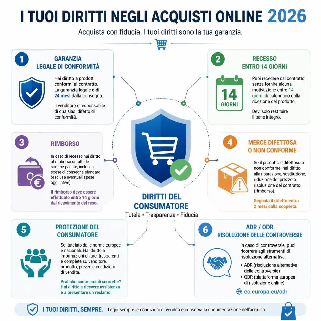 scopri i tuoi diritti come consumatore quando un acquisto online non va a buon fine e come proteggerti efficacemente nelle transazioni digitali.