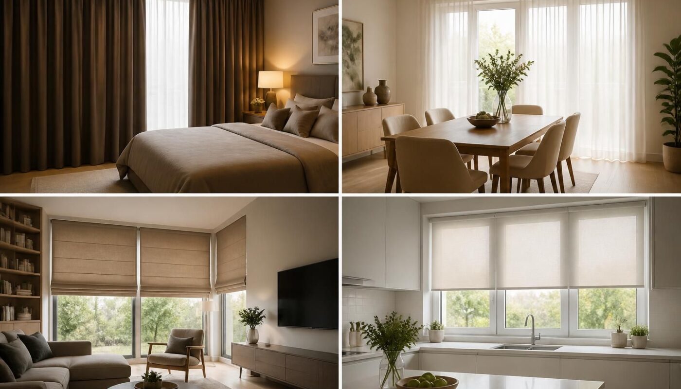 scopri come scegliere le tende perfette per ogni stanza della tua casa, combinando stile, funzionalità e atmosfera per un arredamento unico.