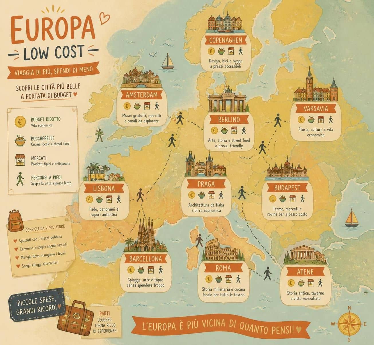scopri le migliori città europee da visitare con un budget limitato e goditi viaggi indimenticabili senza spendere troppo.