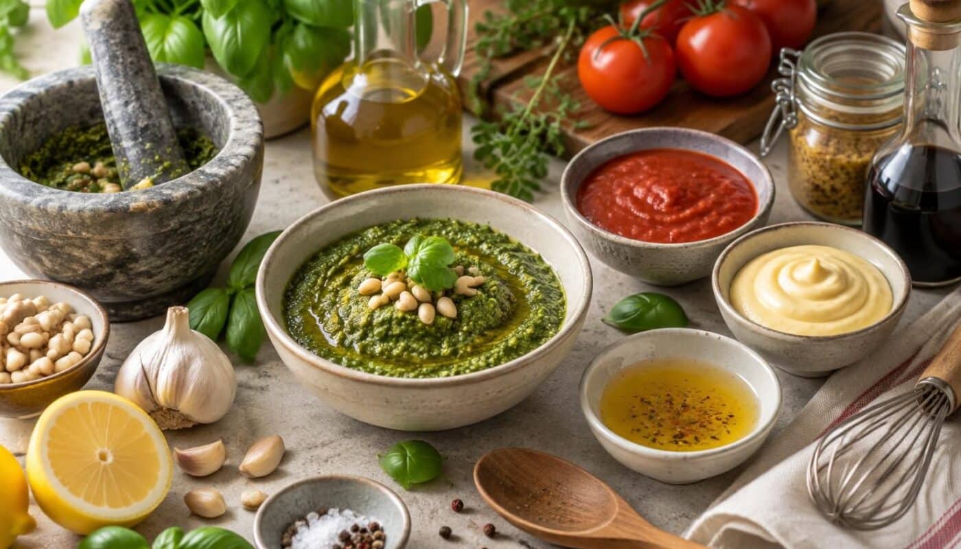 scopri come preparare salse e condimenti fatti in casa: ricette semplici, ingredienti freschi e idee gustose per arricchire ogni piatto.