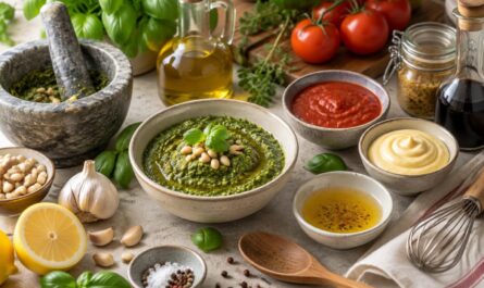 scopri come preparare salse e condimenti fatti in casa: ricette semplici, ingredienti freschi e idee gustose per arricchire ogni piatto.
