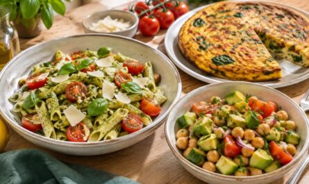 scopri ricette vegetariane saporite e veloci da preparare: idee gustose e pratiche per portare in tavola piatti senza carne in poco tempo.
