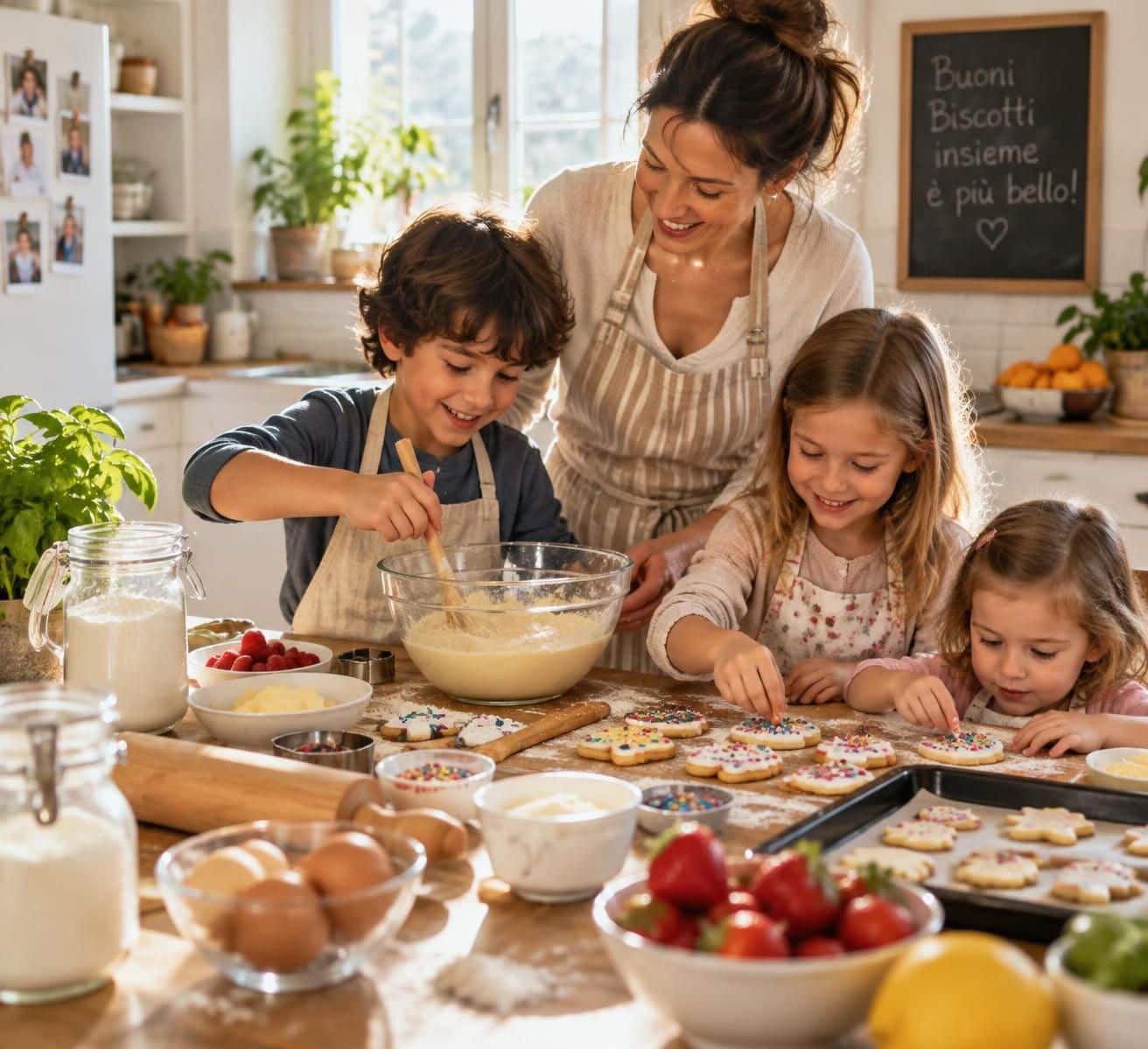 scopri ricette semplici, divertenti e sicure da preparare con i bambini: idee golose per cucinare insieme e trasformare ogni momento in famiglia.